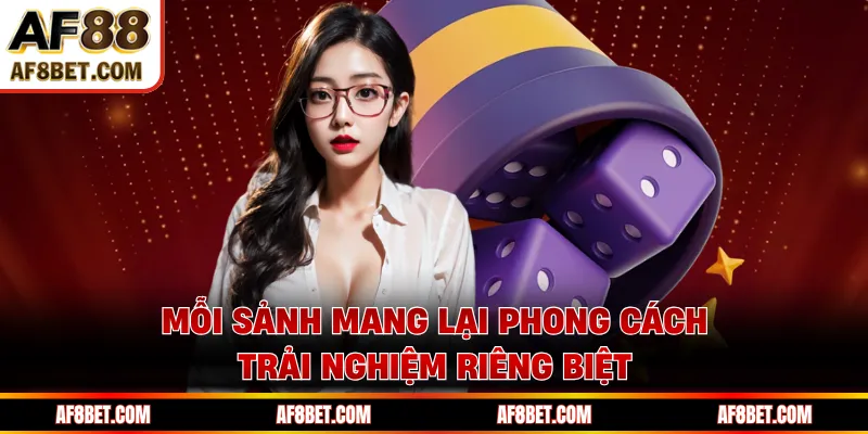 Sảnh Bài AF88 - Đánh Giá Chi Tiết Từng Nhà Phát Hành Mỗi sảnh mang lại phong cách trải nghiệm riêng biệt